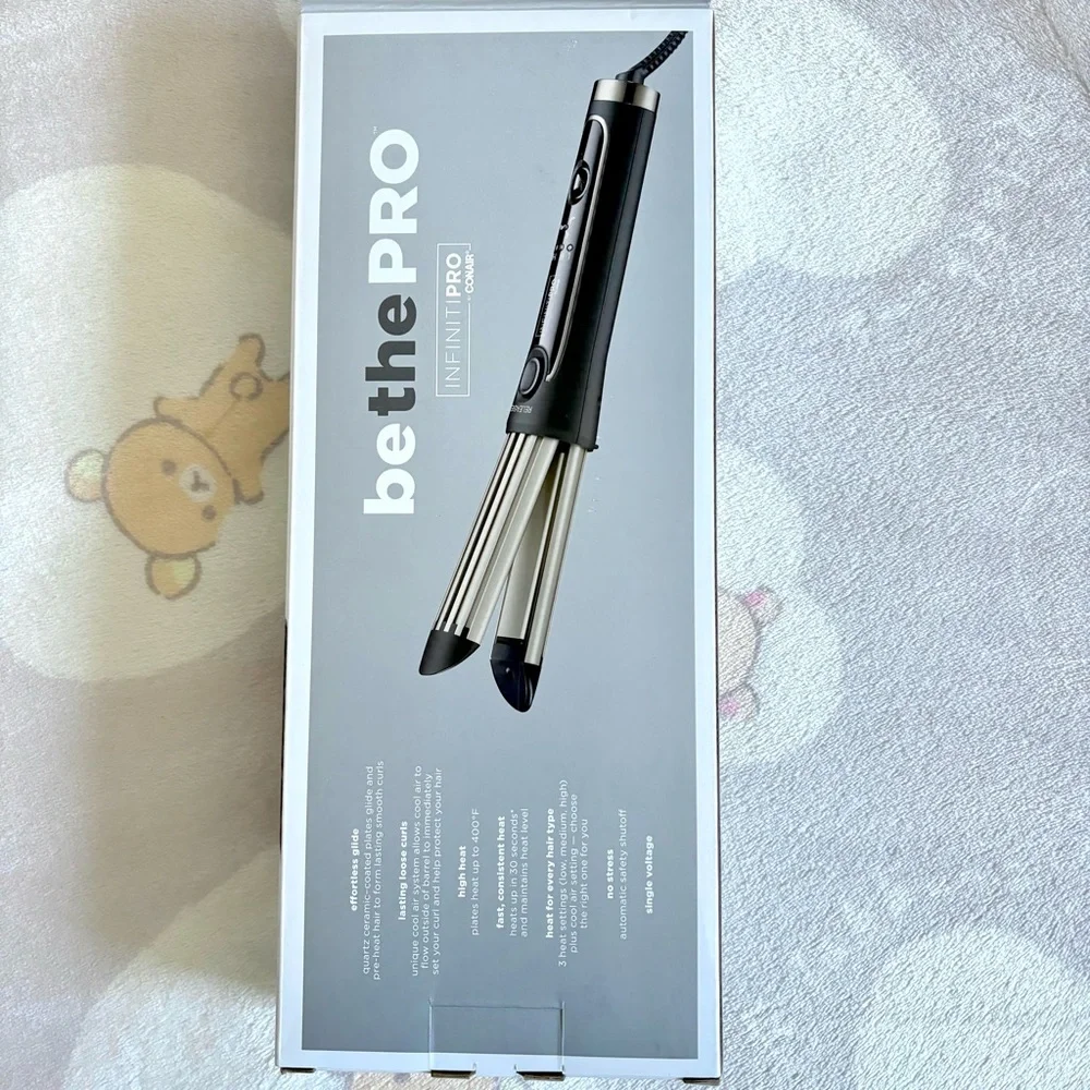 NEW InfinitiPRO Conair Cool Air Styler - Large Split Barrel Creates Loose Curls